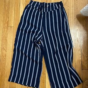 Forever 21 stripped blue summer pants